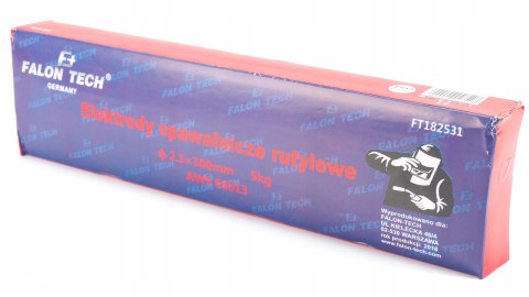 ELEKTRODY SPAWALNICZE RUTYLOWE 2,5MM RÓŻOWE 5KG ELEKTRODY SPAWALNICZE RUTYLOWE 2,5MM RÓŻOWE 5KG