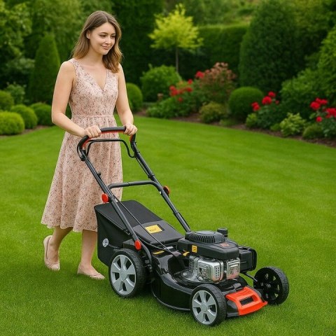 KOSIARKA SPALINOWA Z NAPĘDEM MOCNA WYTRZYMAŁA METALOWA KONSTRUKCJA 51cm 9KM KOSIARKA SPALINOWA Z NAPĘDEM MOCNA WYTRZYMAŁA METALOWA KONSTRUKCJA 51cm 9KM