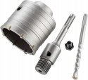 OTWORNICA MURU BETONU WIDIOWA FREZ KORONKA WIERTŁO KORONOWE 120mm SDS+ PLUS
