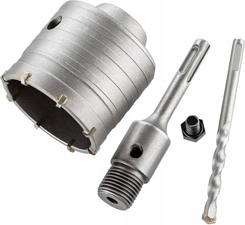 OTWORNICA MURU BETONU WIDIOWA FREZ KORONKA WIERTŁO KORONOWE 120mm SDS+ PLUS OTWORNICA MURU BETONU WIDIOWA FREZ KORONKA WIERTŁO KORONOWE 120mm SDS+ PLUS