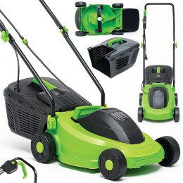 2400W KOSIARKA ELEKTRYCZNA DO TRAWY DUŻA MOC KOSZ 30L 32CM ZWINNA ONDRAGON
