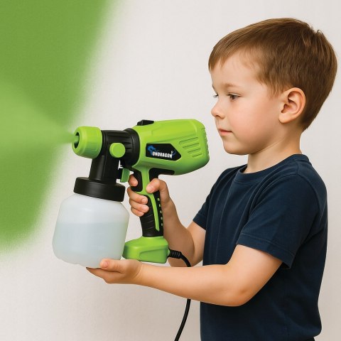 AGREGAT MALARSKI PISTOLET LAKIERNICZY NATRYSKOWY do MALOWANIA ŚCIAN 800ml AGREGAT MALARSKI PISTOLET LAKIERNICZY NATRYSKOWY do MALOWANIA ŚCIAN 800ml