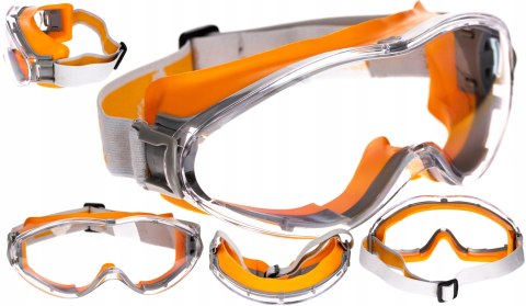 F OKULARY GOGLE OCHRONNE PRZECIWODPRYSKOWE ROBOCZE F OKULARY GOGLE OCHRONNE PRZECIWODPRYSKOWE ROBOCZE