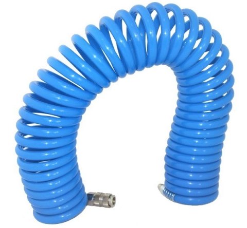 WĄŻ PRZEWÓD SPIRALNY PNEUMATYCZNY POLIURETANOWY KOMPRESORA 8x12mm 10 METRÓW WĄŻ PRZEWÓD SPIRALNY PNEUMATYCZNY POLIURETANOWY KOMPRESORA 8x12mm 10 METRÓW