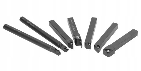 ZESTAW NOŻY TOKARSKICH SKŁADANYCH NÓŻ TOKARSKI PŁYTKI 12 x 12 mm 7 szt. ZESTAW NOŻY TOKARSKICH SKŁADANYCH NÓŻ TOKARSKI PŁYTKI 12 x 12 mm 7 szt.
