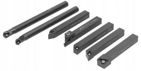 ZESTAW NOŻY TOKARSKICH SKŁADANYCH NÓŻ TOKARSKI PŁYTKI 12 x 12 mm 7 szt. ZESTAW NOŻY TOKARSKICH SKŁADANYCH NÓŻ TOKARSKI PŁYTKI 12 x 12 mm 7 szt.