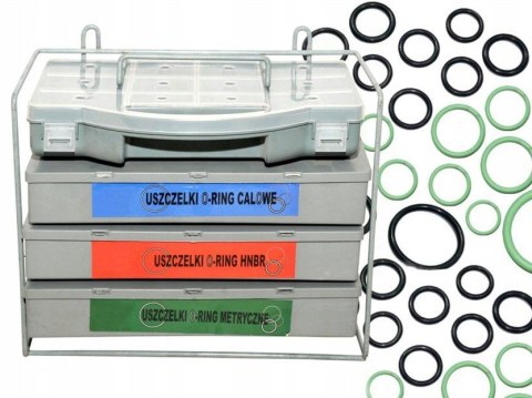 Zestaw uszczelek O-ring oringi HNBR NBR 900 szt. Falon-Tech Zestaw uszczelek O-ring oringi HNBR NBR 900 szt. Falon-Tech