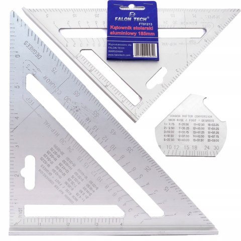 KĄTOWNIK STOLARSKI CIESIELSKI ALUMINIUM 18,5cm