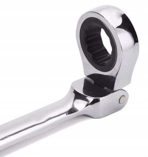 KLUCZE ŁAMANE Z GRZECHOTKĄ PŁASKO-OCZKOWE ZESTAW KLUCZY 12EL PŁACHTA