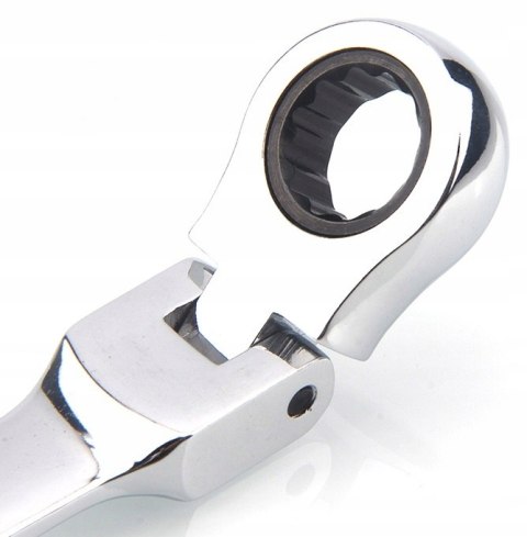 KLUCZE ŁAMANE Z GRZECHOTKĄ PŁASKO-OCZKOWE ZESTAW KLUCZY 12EL PŁACHTA