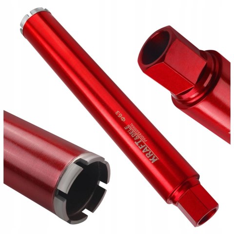 KRAFT WIERTŁO KORONOWE DIAMENTOWE DO BETONU DO WIERTNICY 63x450 mm KD12641
