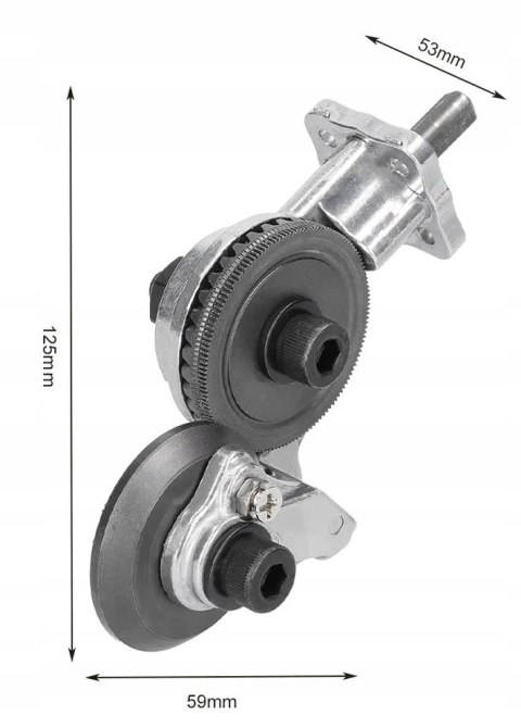 KRAFT&DELE ADAPTER DO WIERTARKI WKRĘTARKI DO CIĘCIA BLACHY KD10788