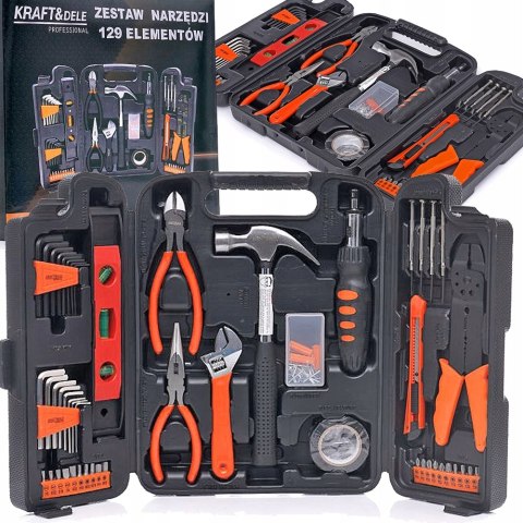 Kraft&Dele KD10465 Zestaw narzędzi 129el. PREZENT