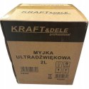 MYJKA WANNA ULTRADŹWIĘKOWA 100W 40KHz Z KOSZEM 2L STERYLIZATOR KOSMETYCZNY