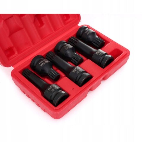 NASADKI UDAROWE 1/2" 6 szt. M14 M16 M18 WALIZKA KRAFT&DELE KD11761