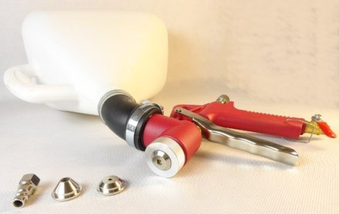 PISTOLET PNEUMATYCZNY DO TYNKOWANIA TYNKÓW MALOWANIA ŚCIAN BIELENIA 7,5l