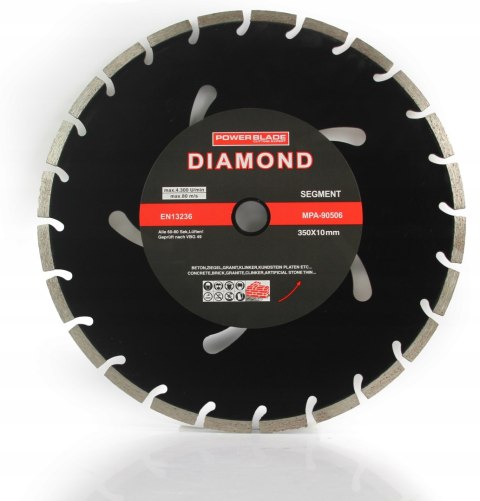 Tarcza do cięcia betonu Inter-Vis 350x25,4