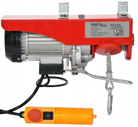 Wciągarka Kraft&Dele KD1526 0,8 t wysokość podnoszenia 12 m