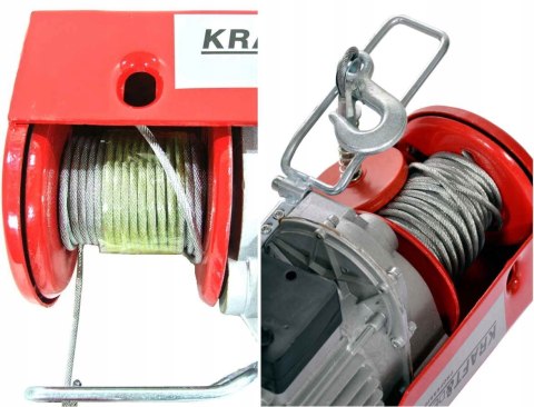 Wciągarka Kraft&Dele KD1526 0,8 t wysokość podnoszenia 12 m
