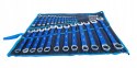 ZESTAW KMPLET KLUCZE PŁASKO OCZKOWE 6-36mm 25 ELEMENTÓW + PŁACHTA OD9063