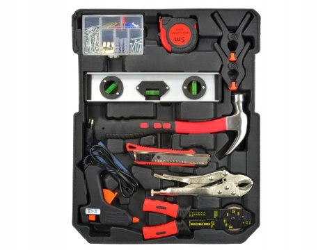 ZESTAW NARZĘDZI KLUCZY NASADKI BIT WALIZKA NARZĘDZIOWA SUPER DUŻY ZESTAW XL