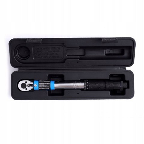 KLUCZ DYNAMOMETRYCZNY 1/2 28-210Nm kół CrV + NASADKI 17,19,21mm +PRZEDŁUŻKA