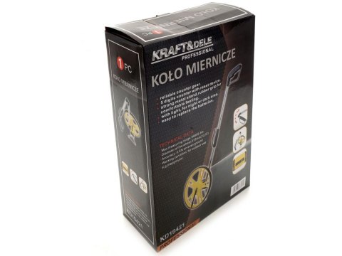 KOŁO MIERNICZE Z LICZNIEKIEM BUDOWLANE KÓŁKO DROGOWE DROGOMIERZ 100M POMIAR