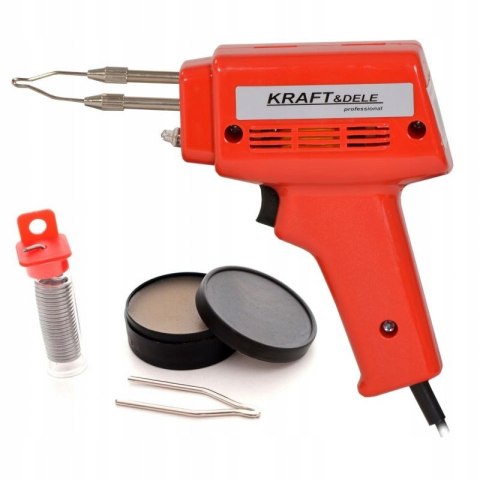 LUTOWNICA TRANSFORMATOROWA 100W SOLIDNA BUDOWA DIODA LED PISTOLET + ZESTAW