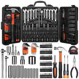 Narzędzia 140 Częściowy Zestaw Narzędzi 140 Elementów Walizka Kraft&Dele