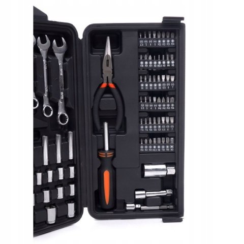 Narzędzia 140 Częściowy Zestaw Narzędzi 140 Elementów Walizka Kraft&Dele