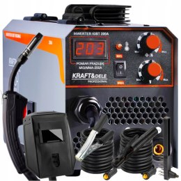 Półautomat spawalniczy MIG/MAG, MMA, TIG Kraft&Dele 40-200 A 230 V