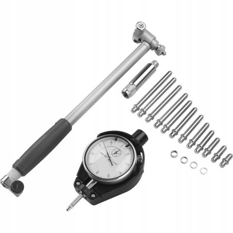 ŚREDNICÓWKA ZEGAROWA SKŁADANA 50-160 MM X 0,01MM CZUJNIK ZEGAROWY CYLINDRÓW