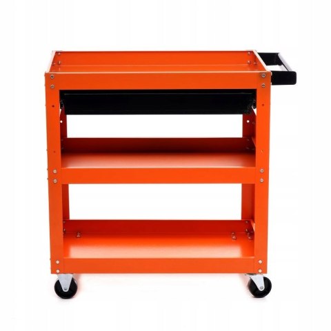 SZAFKA NARZĘDZIOWA PUSTA WÓZEK WARSZTATOWY PÓŁKI KÓŁKA KD366