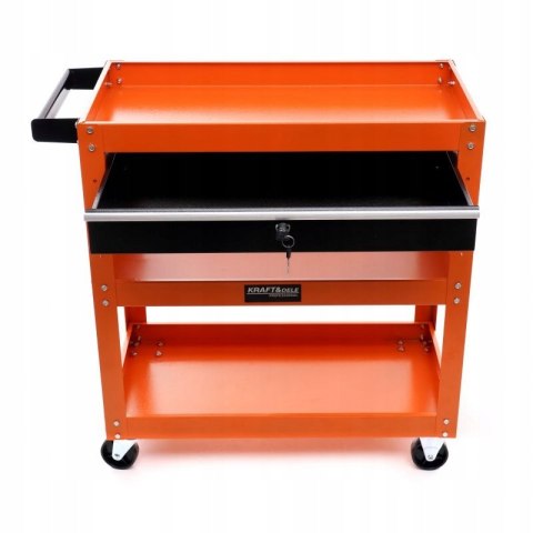 SZAFKA NARZĘDZIOWA PUSTA WÓZEK WARSZTATOWY PÓŁKI KÓŁKA KD366