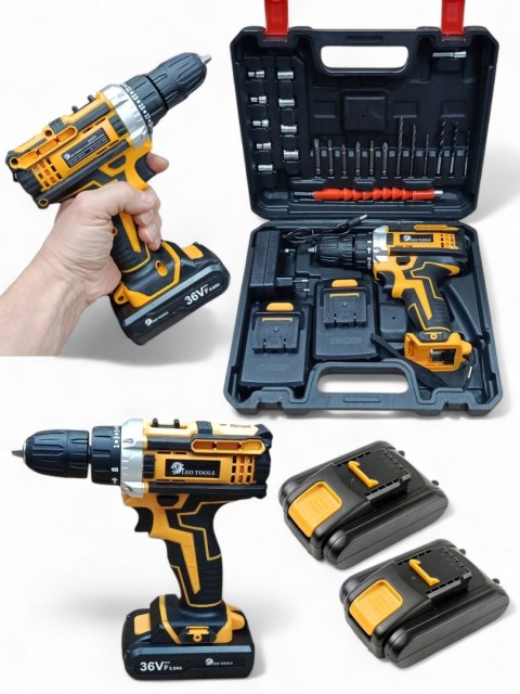 Wkrętarka LEO TOOLS 36V. WKRETARKA plus 2 AKU