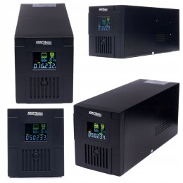 ZASILANIE UPS AWARYJNE 900W LCD PIECA POMPY 1500VA KOMPUTERA BATERIA 7Ah