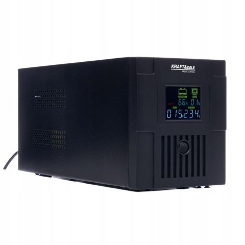 ZASILANIE UPS AWARYJNE 900W LCD PIECA POMPY 1500VA KOMPUTERA BATERIA 7Ah