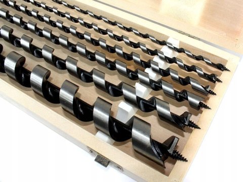 ZESTAW WIERTEŁ WIERTŁA DO DREWNA 460mm 6SZT 6-25