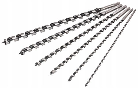 ZESTAW WIERTEŁ WIERTŁA DO DREWNA 460mm 6SZT 6-25