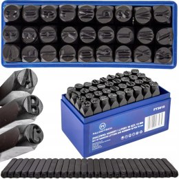 ZNACZNIKI NUMERATORY STEMPLE WYBIJAKI ALFABET LITERY CYFRY 36el 10mm