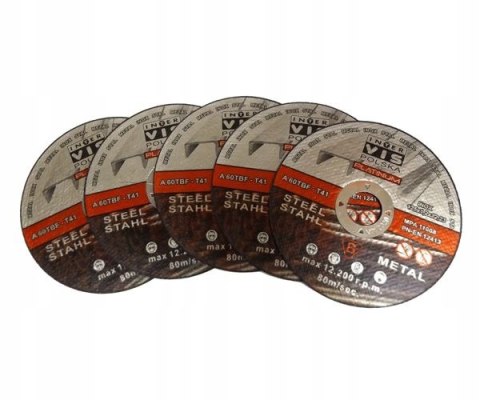 10szt TARCZA DO CIĘCIA METALU TARCZE 125x1,2 PLATINUM