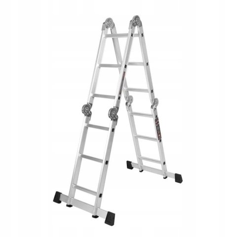 Drabina Składana Platforma Aluminiowa 4 X 3 346 CM MAX 150 KG Ktaft&Dele