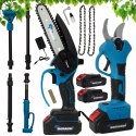 PIŁA AKUMULATOROWA 6" + SEKATOR + WYSIĘGNIK TELESKOPOWY 2M 2X36V ZESTAW