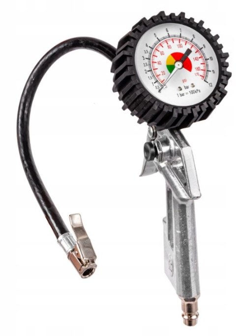 PISTOLET DO POMPOWANIA KÓŁ Z MANOMETREM