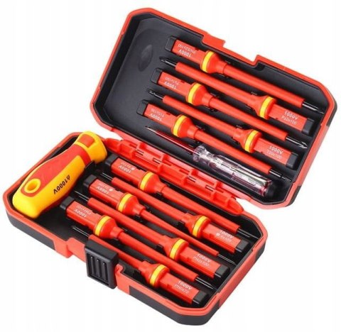 ŚRUBOKRĘTY IZOLOWANE 14EL. SOLIDNE