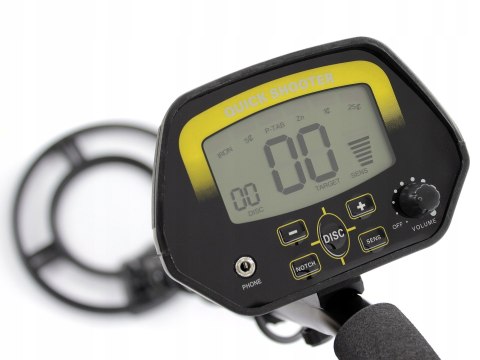 WYKRYWACZ METALI DETEKTOR METALU DUŻY SONDA 190mm WYŚWIETLACZ CYFROWY