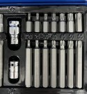 ZESTAW KLUCZE TORX SPLINE IMBUS HEX BITY 40szt CrV