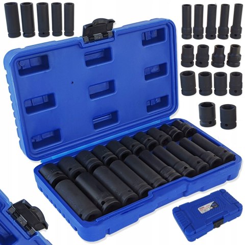 ZESTAW NASADEK UDAROWYCH 1/2 NASADKI UDAROWE 10-19