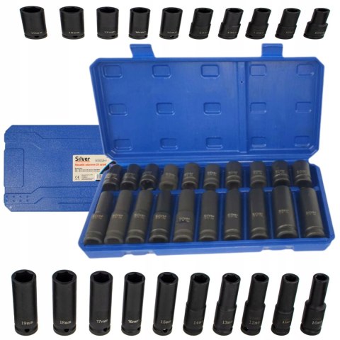 ZESTAW NASADEK UDAROWYCH 1/2 NASADKI UDAROWE 10-19