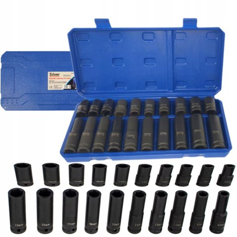 ZESTAW NASADEK UDAROWYCH 1/2 NASADKI UDAROWE 10-19